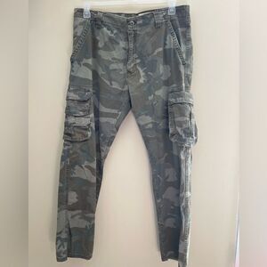WRANGLER REGULAR TAPER CAMOUFLAGE DENIM JEAN PANTS 36x30
